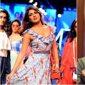 شوشانت سينغ راجبوت (يمين) وريا شاكرابورتي