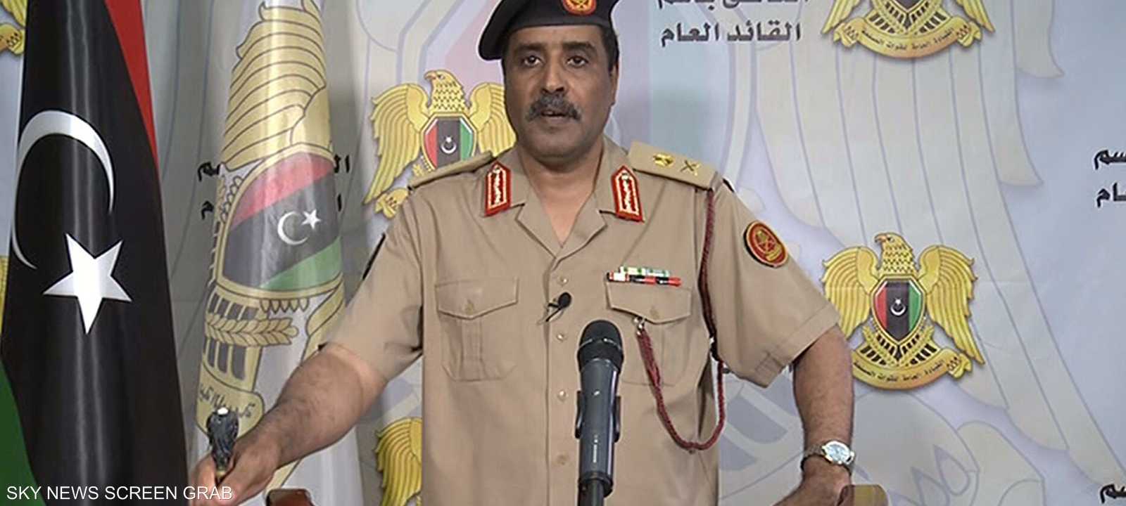 أحمد المسماري الناطق باسم الجيش الوطني الليبي