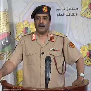 أحمد المسماري الناطق باسم الجيش الوطني الليبي