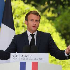 الرئيس الفرنسي إيمانويل ماكرون