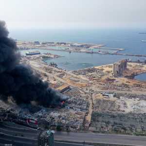 الحريق يأتي بعد أسابيع من الانفجار الهائل في المرفأ