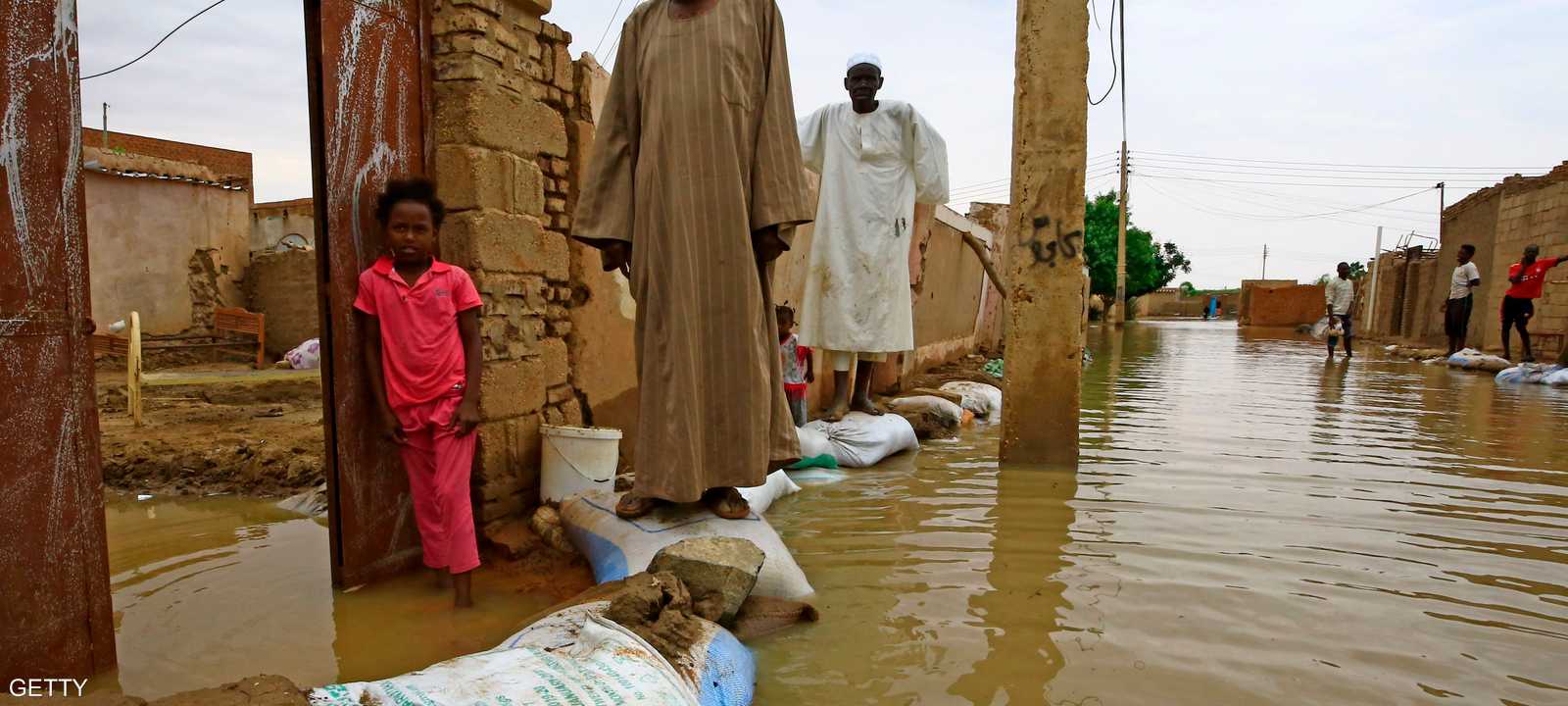 الفيضان دمر أحياء بأكملها في الخرطوم