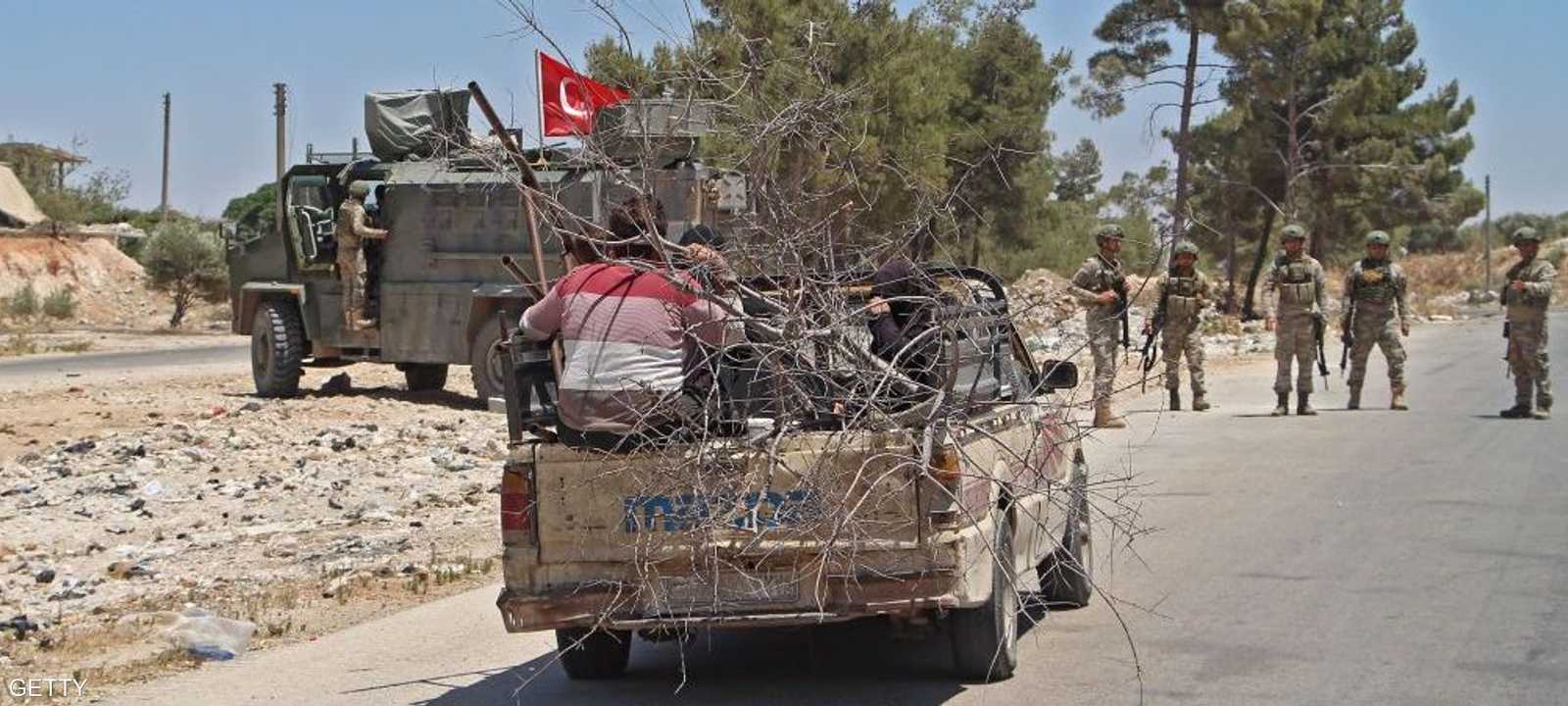عربة عسكرية تركية في سوريا