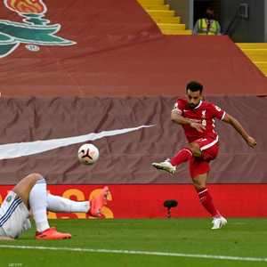 صلاح مسجلا الهدف الثاني بمرمى ليدز