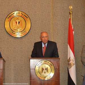 مؤتمر صحفي لوزيري الخارجية المصري والأرمني