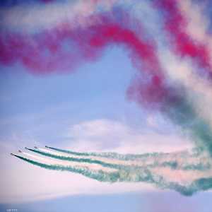 عرض جوي سابق نفذته طائرات سعودية