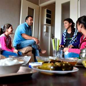 عائلة مهاجرة في فرنسا