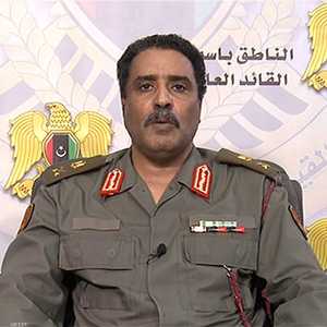 المتحدث باسم الجيش الوطني الليبي، أحمد المسماري