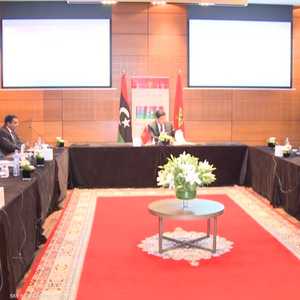 جانب من جلسات الحوار الليبي التي انعقدت في المغرب. (أرشيفية)
