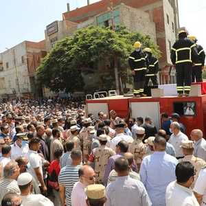 خيمت حالة من الحزن خلال تشييع الجنازة