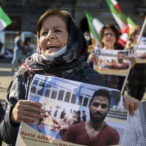 مظاهرة في هولندا منددة بإعدام أفكاري.