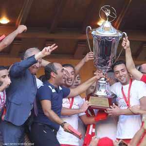 من مراسم تتويج سابقة لكأس تونس 2015 ـ النجم الساحلي