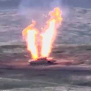 آلية تابعة للجيش الأذري تتعرض للتدمير في ناغورنو كاراباخ