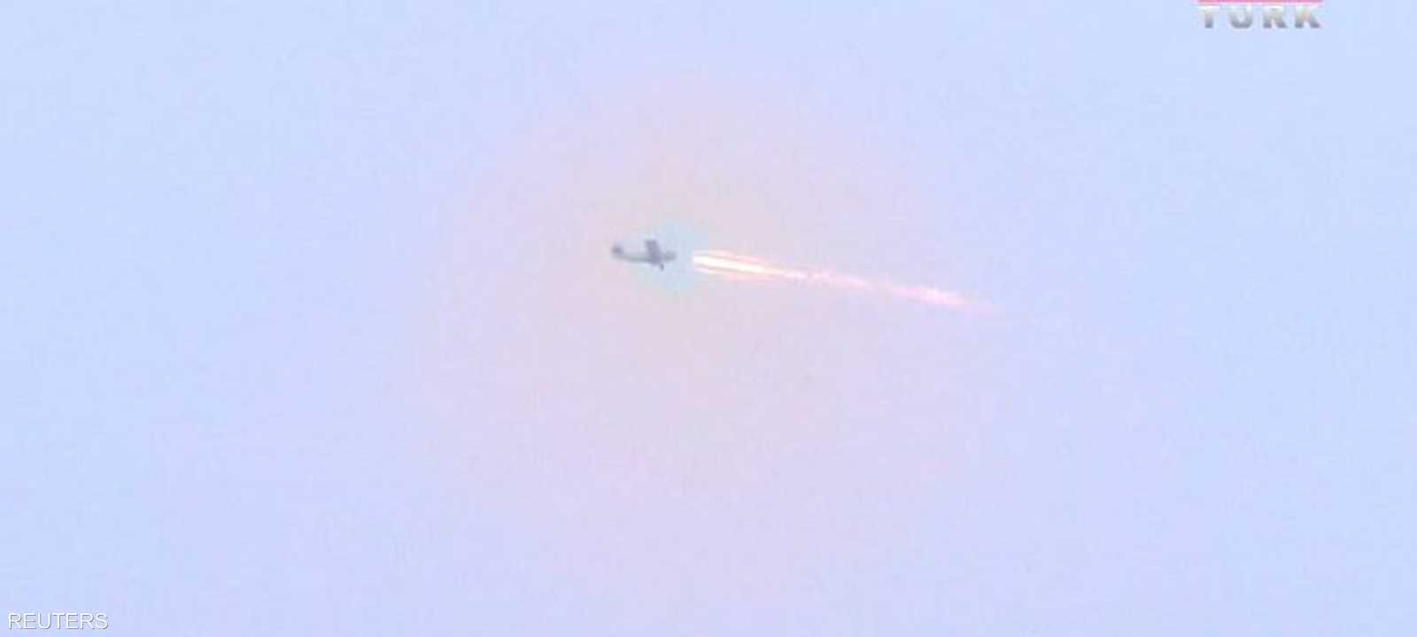 إعلام تركيا يبث صورا لإسقاط مسيرة أرمينية في ناغورنو كراباخ