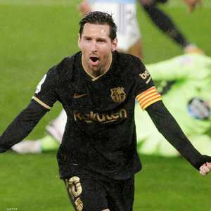 ليونيل ميسي وفرحة بتحقيق الفوز