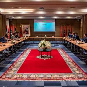 جانب من جلسات الحوار الليبي