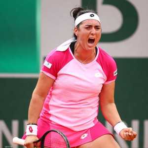 لاعبة كرة المضرب، التونسية أنس جابر.