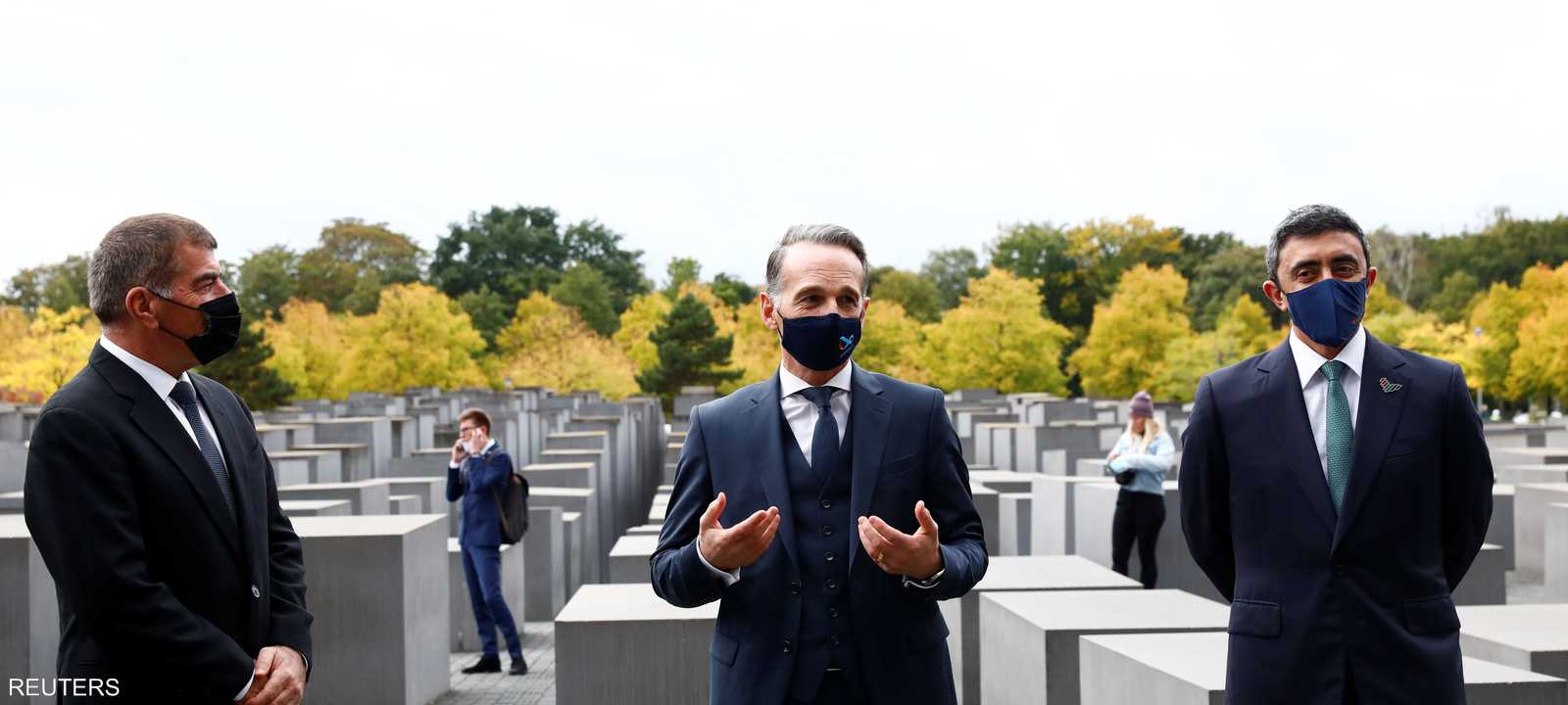 لقاء ثلاثي جمع وزراء خارجية الإمارات وإسرائيل وألمانيا