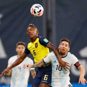 ميسي تعرض لرقابة لصيقة خلال المباراة