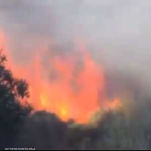 حرائق مخيفة تلتهم مساحات واسعة من لبنان