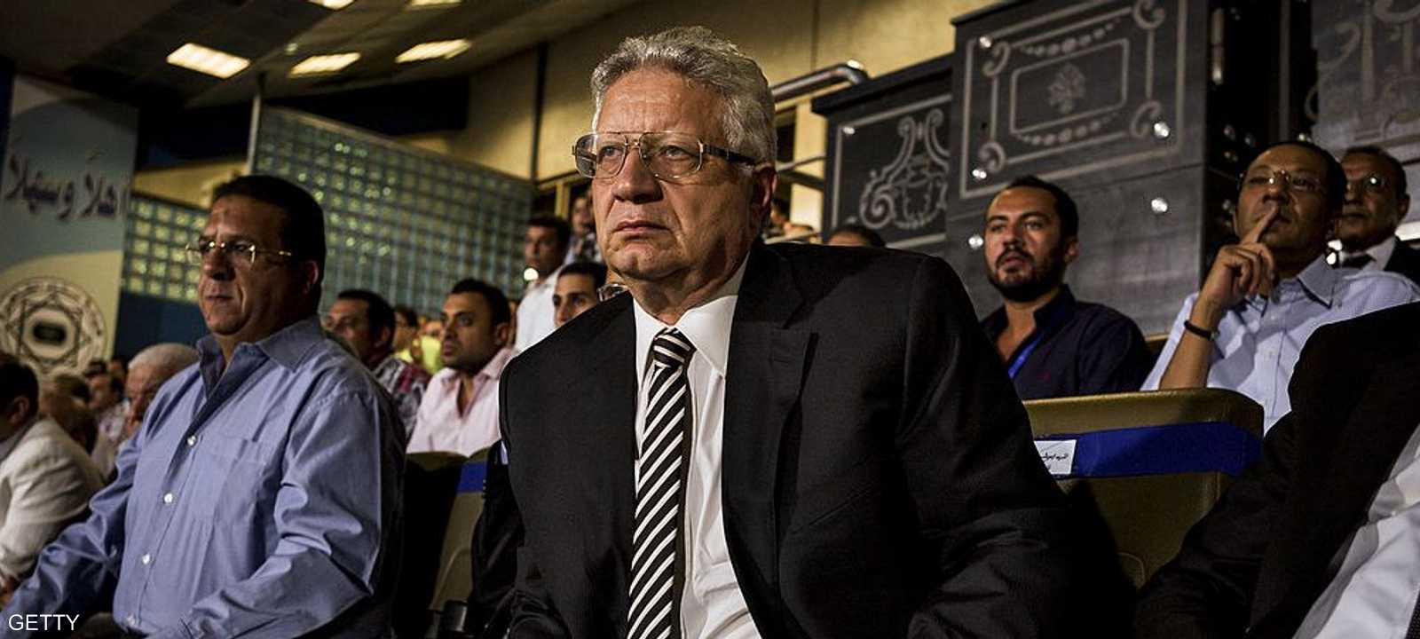 رئيس الزمالك المعزول مرتضى منصور