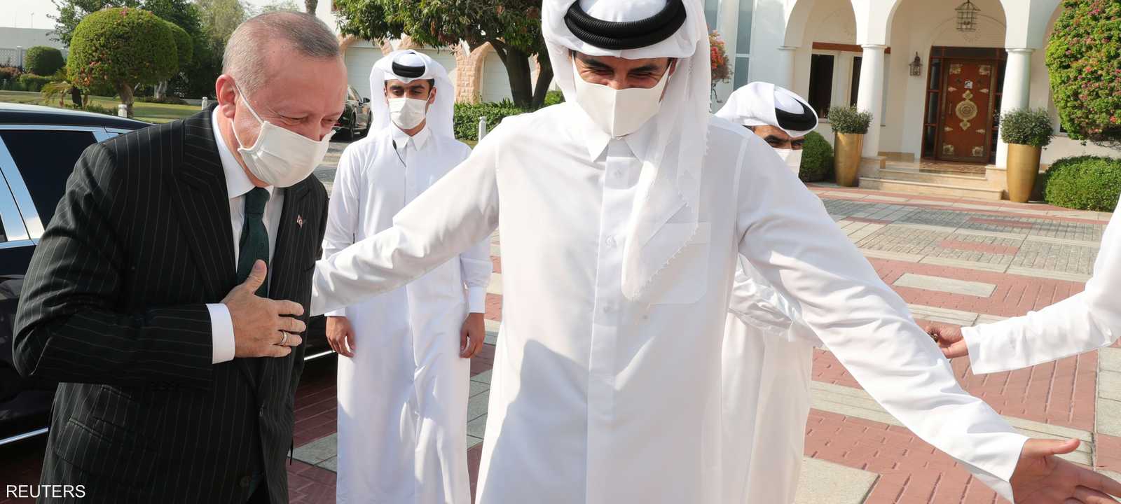 أردوغان وأمير قطر في الدوحة قبل أيام