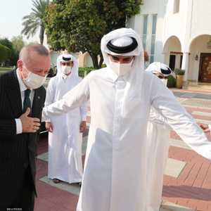 أردوغان وأمير قطر في الدوحة قبل أيام