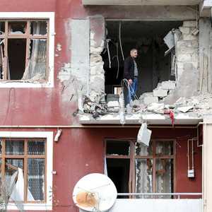 من آثار القصف على إقليم ناغورنو كراباخ