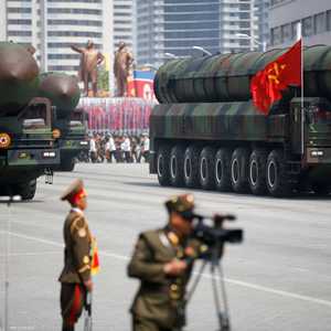 الاستعراض العسكري اشتمل على الكشف عن عدد من الصواريخ