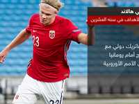 النرويجي هالاند.. كاكينة الأهداف في سنه الـ20