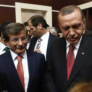 أحمد داود أوغلو ورجب طيب أردوغان - أرشيفية