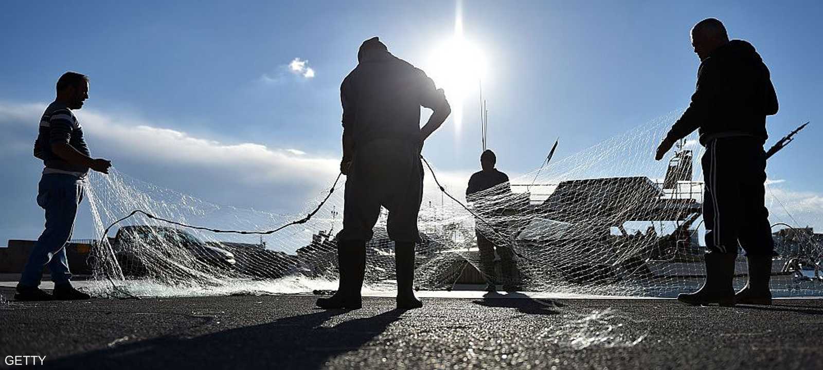 صورة أرشيفية لصيادين إيطاليين