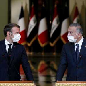 الكاظمي وماكرون في لقاء سابق