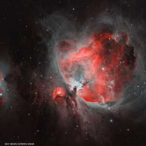 تم استقبال موجات من سديم الجبار وهو أحد أشد السدائم بريقا