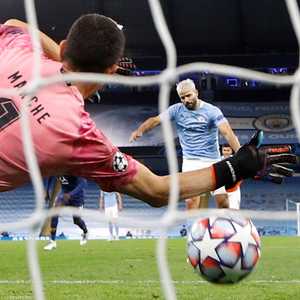 الهدف الأول لأغويرو من خلال ضربة جزاء