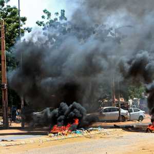 جانب من الاحتجاجات في السودان