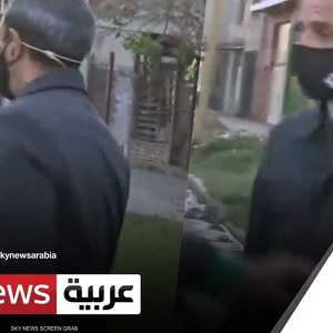 سرقة هاتف مراسل تلفزيوني على الهواء مباشرة