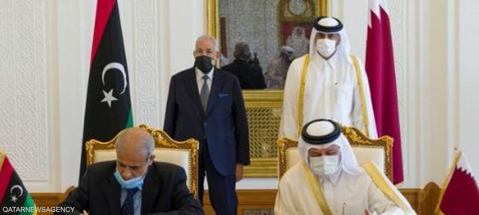 توقيع الاتفاق الأمني بين قطر وحكومة السراج