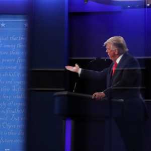 ترامب وبايدن خلال المناظرة