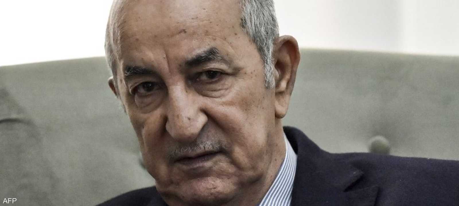رئيس الجمهورية الجزائرية عبد المجيد تبون