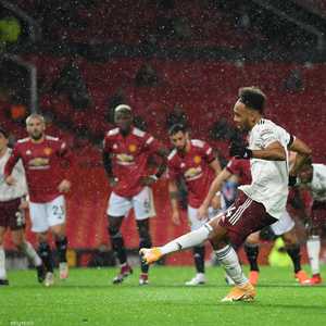 أوباميانغ سجل هدف المباراة الوحيد من ركلة جزاء