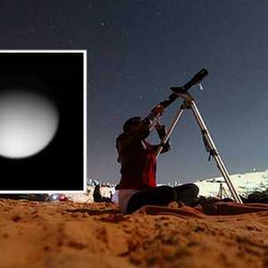 كوكب الزهرة بعد رصده عبر تلسكوب في سماء السعودية