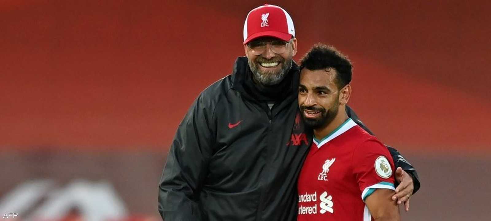 محمد صلاح ويورغن كلوب