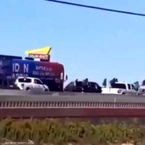 ترامب غرد بالفيديو على حسابه في تويتر.