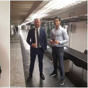 أسامة جودة كرمته الشرطة النمساوية.