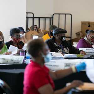 فرز الأصوات في ولاية جورجيا