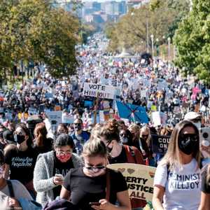 تظاهرة نسائية ضد الرئيس ترامب في واشنطن