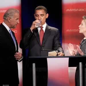 بايدن مع أوباما وكلينتون