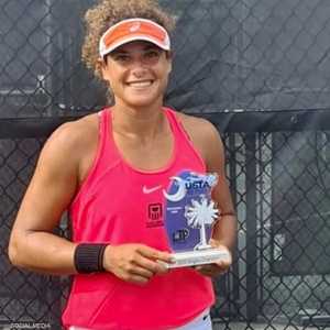 لاعبة التنس المصرية ميار شريف