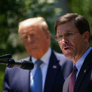 مارك إسبر ودونالد ترامب